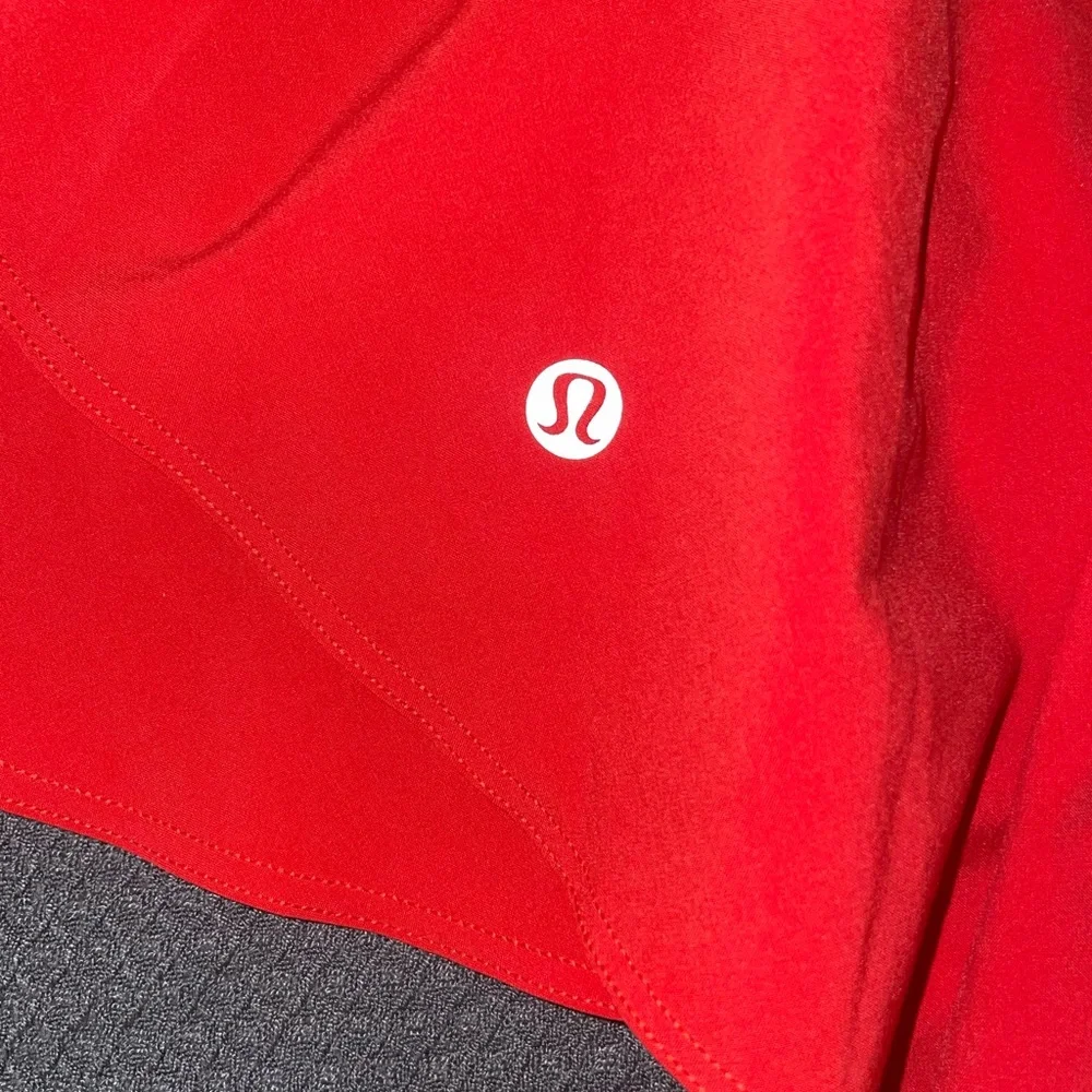 Lululemon Court Rival 14” Skirt in a vibrant Coral color - Picture 7 of 12